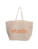 EBL SAC DE PLAGE LOGO ORANGE EBERLIN