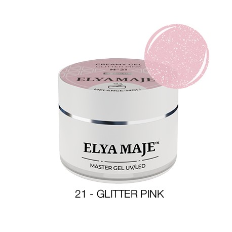 EM GEL CREAMY N°21 GLITTER PINK 50ML