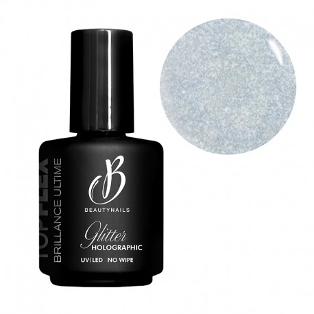 GEL UV BN TOP FLEX GLITTER HOLOGR. 15 ML