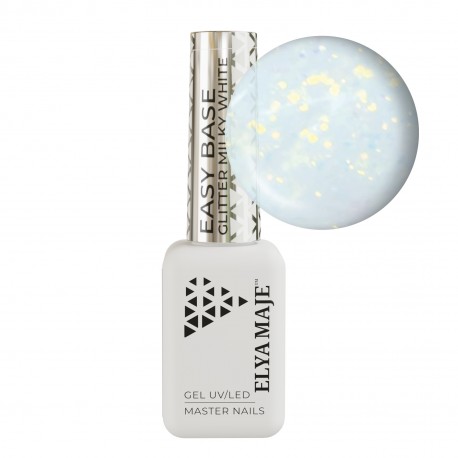 EM EASY BASE GLITTER MILKY WHITE 8ML