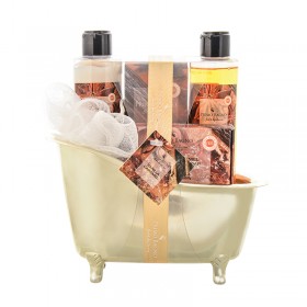 COFFRET BAIGNOIRE DE BAIN VANILLA CARAME