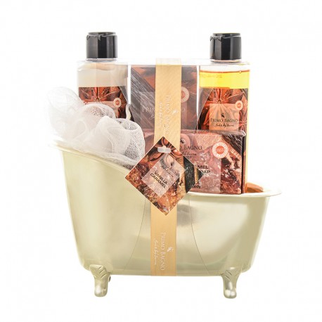 COFFRET BAIGNOIRE DE BAIN VANILLA CARAME