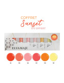 COFFRET DE 6 VERNIS SEMI-PERMANENTS ELYA MAJE COLLECTION SUNSET