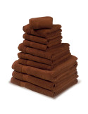 SERVIETTE 70x140cm CHOCOLAT COTON 450G/M2 KODEV LIGNE K